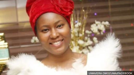 [서울=뉴시스]나이지리아의 교회에서 우와베라 오모주와라는 22살의 여대생이 교회에서 공부하던 중 살해된 사건이 발생해 나이지리아 국민들의 분노가 폭발하고 있다고 영국 BBC 방송이 31일(현지시간) 보도했다. 사진은 살해당한 우와베라의 생전 모습. <사진 출처 : 우와베라 페이스북> 2020.6.1
