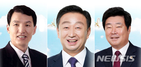 곽도영(왼쪽부터) 의장, 박효동 부의장, 신도현 부의장 (사진=강원도의회 제공)