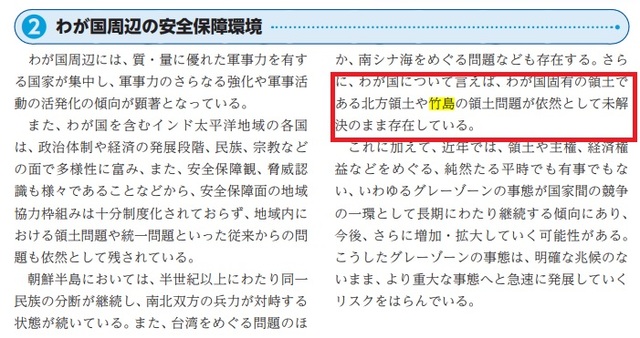 [서울=뉴시스]14일 일본 방위성이 2020년판 공개한 방위백서에는 독도가 일본 땅이라는 억지 주장이 실렸다. 사진은 일본 방위성 홈페이지 갈무리. 2020.07.14.