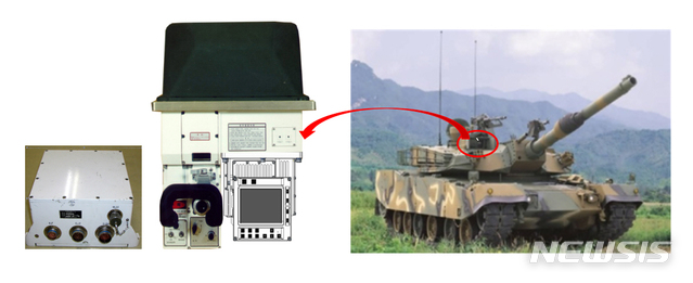 [서울=뉴시스] 한화시스템이 기술 변경에 성공한 ′K1A1전차 포수 조준경. 2020.07.28. (사진=한화시스템 제공)