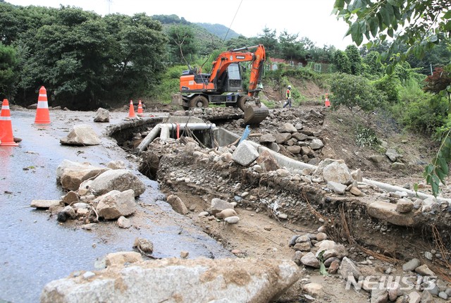 충북 폭우피해 급증, 시설물 2991곳-피해액은 1584억원