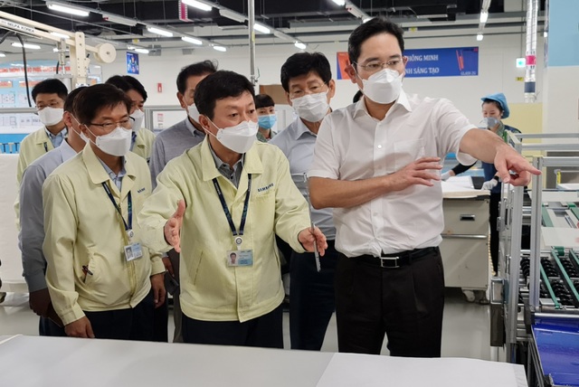 [서울=뉴시스] 이재용 삼성전자 부회장이 19~22일 베트남을 찾아현지 사업을 점검했했다. 사진 삼성전자
