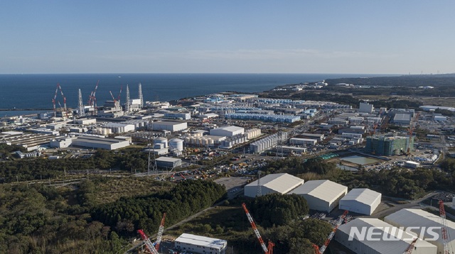 [세종=뉴시스] 후쿠시마 다이치 원전 전경. (사진= 그린피스 제공) 2020.10.23. 