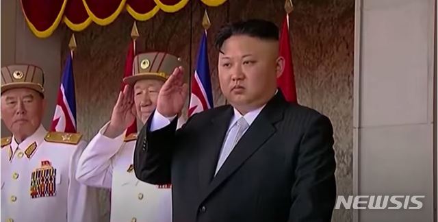 [서울=뉴시스] 지난 20일(현지시간) 공개된 미국 전략사령부 홍보 동영상에 김정은 북한 국무위원장의 모습이 담겼다. (사진=유튜브 캡처) 2020.10.24.