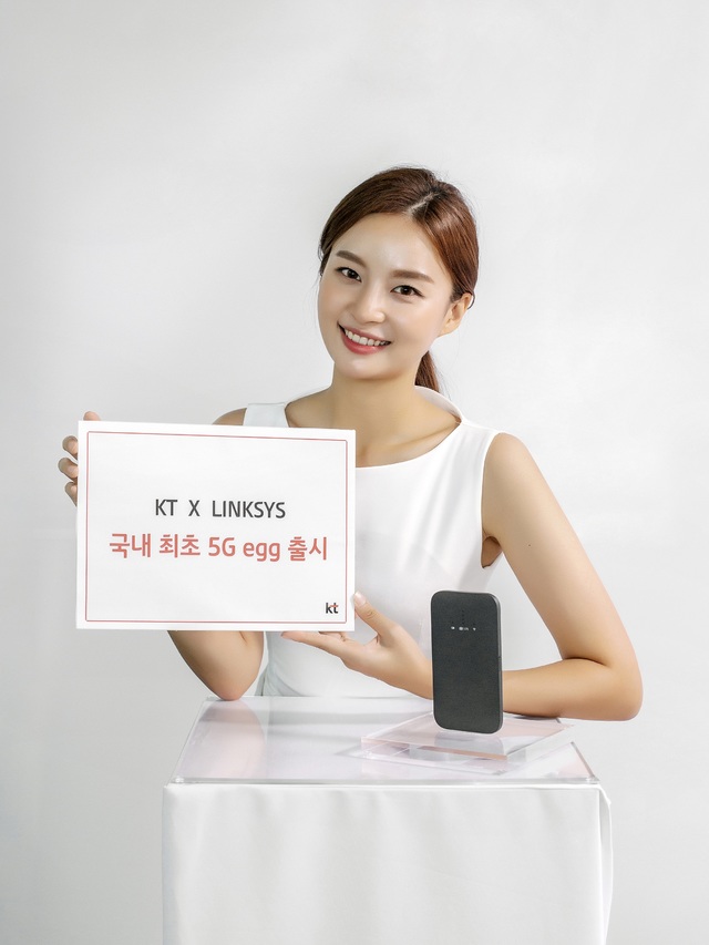 KT, 국내 첫 '5G 에그' 출시…최대 16대 기기 동시 연결