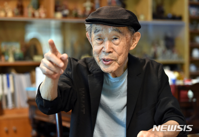 [이번주 인물] '한국 연극 전설' 김정옥…30만 불러들인 '우리들의 이순신'