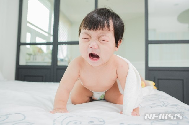 [서울=뉴시스] 울고 있는 아기. (사진= 건강보험심사평가원 블로그) photo@newsis.com 