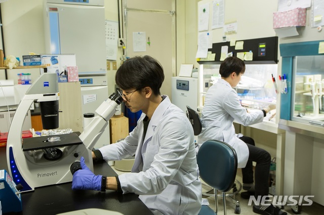 [포항=뉴시스] 강진구 기자 = 포스텍(총장 김무환)은 과학기술정보통신부가 주관하는 ‘안전관리 우수연구실 인증사업’에서 2020년 전국 최다 우수연구실 인증기관으로 선정됐다고 30일 밝혔다.포스텍 안전 연구실 전경.(사진=포스텍 제공) 2020.11.30. photo@newsis.com