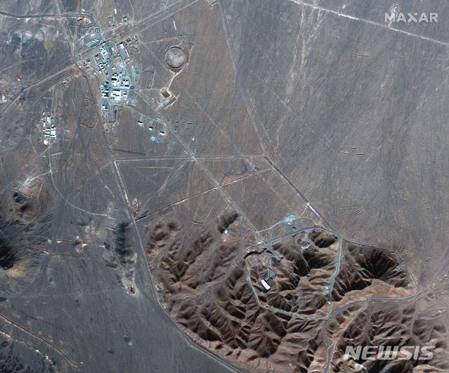 [AP/뉴시스] 지난해 11월4일(현지시간) 이란 산악지대에 있는 포르도 핵시설의 모습. 2021.01.02.