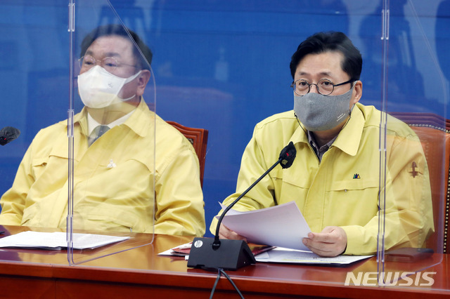 [서울=뉴시스] 최동준 기자 = 홍익표 더불어민주당 정책위원회 의장. photo@newsis.com