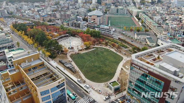 기부의 상징 삼덕공원 전경.