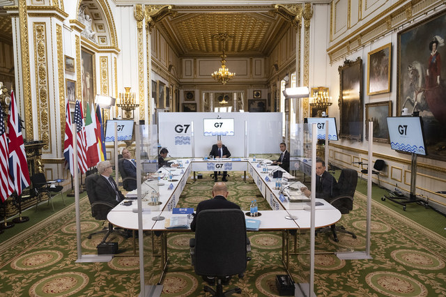 [런던=뉴시스]G7 외교장관 회의. (출처: G7 UK 트위터) 2021.5.4. *재판매 및 DB 금지