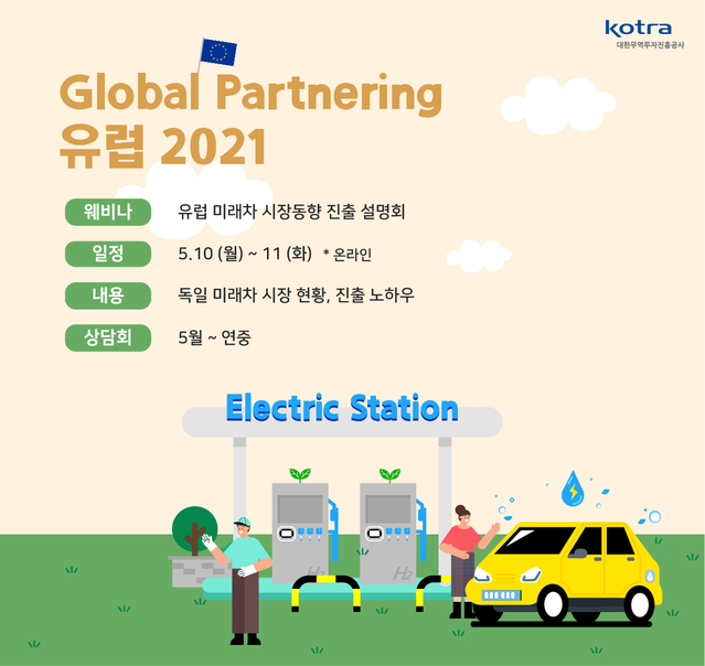 KOTRA, 10일부터 3주간 '글로벌 파트너링 유럽 2021' 개최 