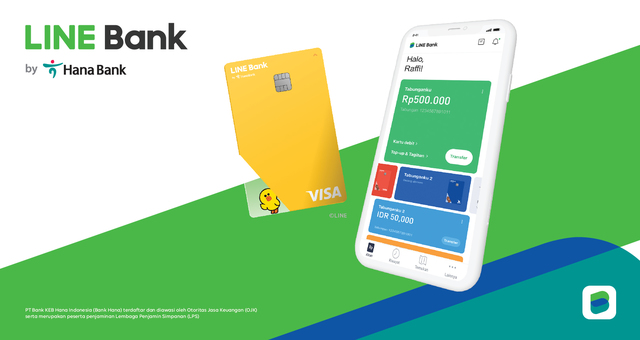 ▲라인-하나은행, 인도네시아에서 디지털 뱅킹 플랫폼 '라인뱅크' 출시 
