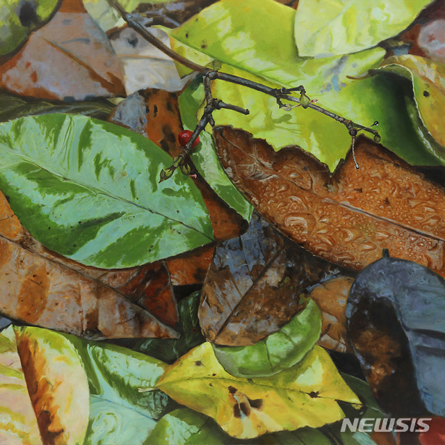 [서울=뉴시스] 이영수, Natural Image(Late Autumn) 130.3 x 130.3 cm Oil on canvas 2020