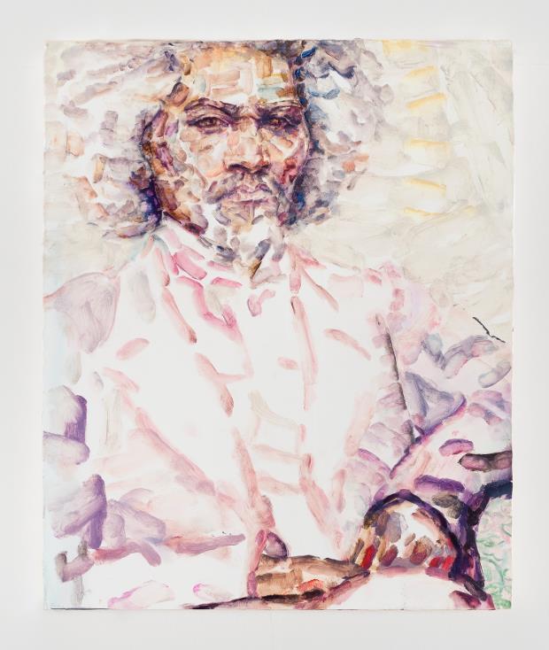 [서울=뉴시스] 리안갤러리, Elizabeth Peyton_Frederick Douglass, 1863_2021_Oil on board_43.2 x 35.6 x 2.7 cm_© Shi-Woo Lee