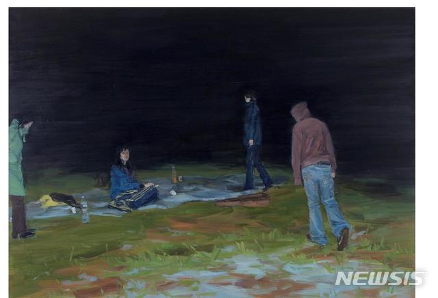 [서울=뉴시스] 박진아, '문탠 04', 2007,Oil on canvas 130 x 180 cm Private Collection,사진: 김상태, 이미지 제공: 국제갤러