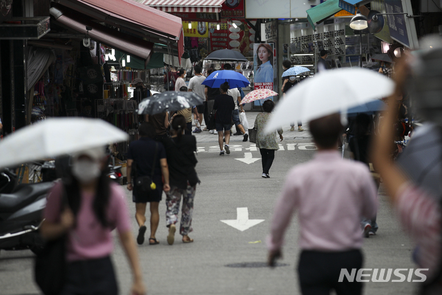 충북 6개 시·군 호우주의보…시간당 30~50㎜ 비