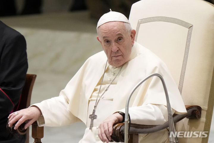 [바티칸=AP/뉴시스]프란치스코 교황. 2021.09.01. photo@newsis.com