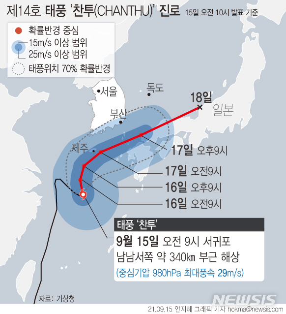 태풍 ‘찬투’ 북상, 대구시는 이렇게 선제 대응한다