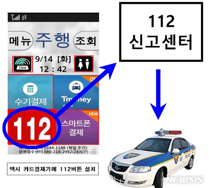 "택시기사 폭행 꼼짝마"…서울시 '112 자동신고' 도입
