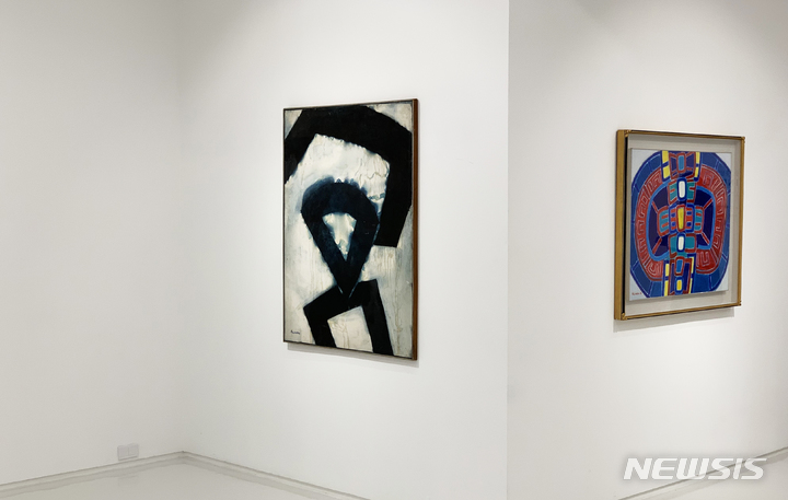 [서울=뉴시스] 웅갤러리, '하인두, 한국적 공간추상의 기수'展