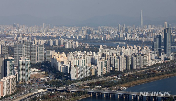 서울시내 아파트 단지 모습. 뉴시스 자료사진.