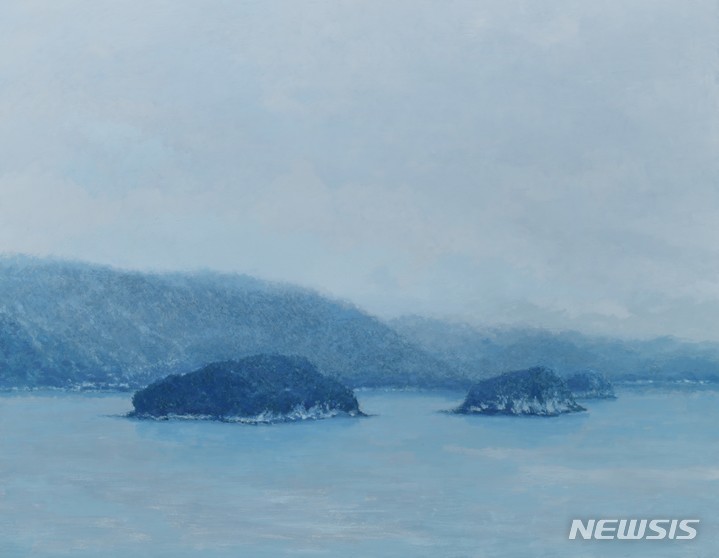 [서울=뉴시스]새벽-22161(Day Break-22161) Oil on Canvas,(91.0x116.8cm) 2021년