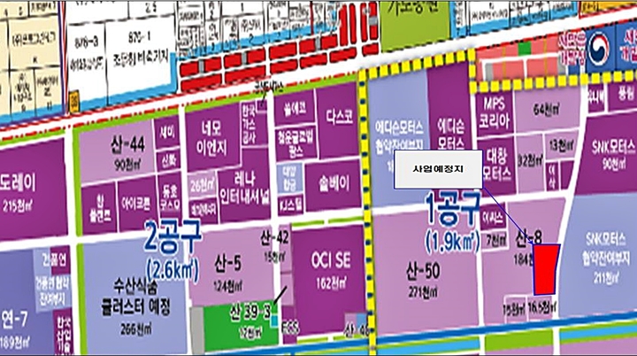 이피캠텍 새만금 국가산업단지 위치도(새만금개발청 제공) *재판매 및 DB 금지