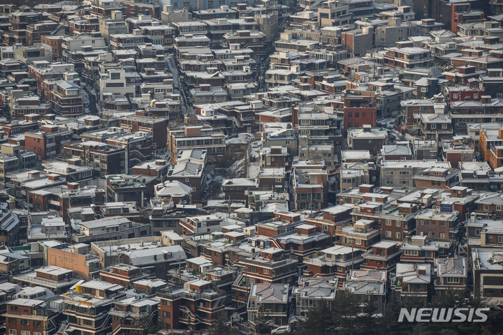 서울시내 빌라 밀집지역. 뉴시스 자료사진.
