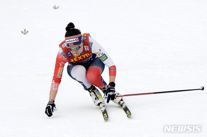 [트렌트=AP/뉴시스]노르웨이 크로스컨트리 스키 대표팀 하이디 벵. 2022.01.27.