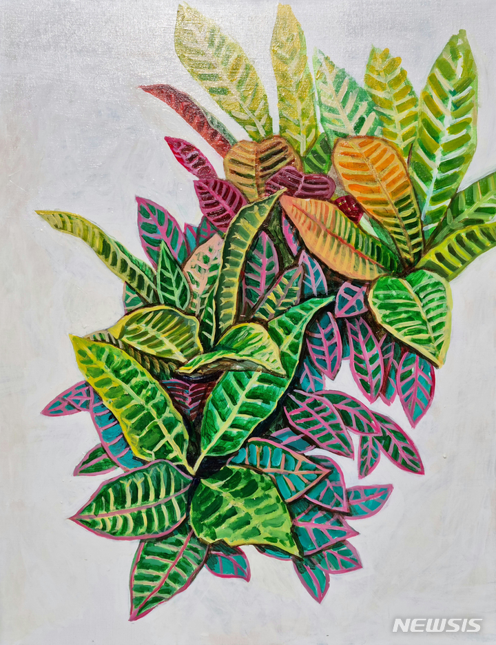 [서울=뉴시스]원혜리,plant2, 캔버스에아크릴,116×91cm