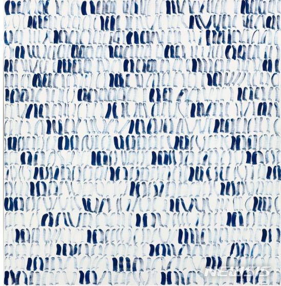 [서울=뉴시스]이우환, From Line,acrylic on canvas, 227×181.6cm(150), 1982, 별도문의