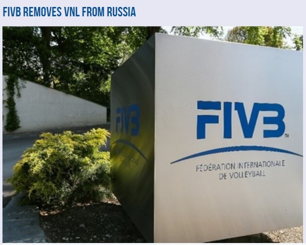 국제배구연맹(FIVB)이 러시아에서 열릴 예정이던 대회 개최지를 변경하기로 했다. (사진=FIVB 홈페이지 캡처) *재판매 및 DB 금지