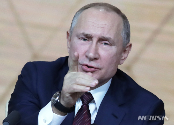 [모스크바(러시아)=AP/뉴시스] 블라디미르 푸틴 러시아 대통령. 2019.12.19.