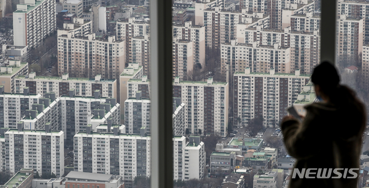 서울시내 아파트 단지. 뉴시스 자료사진.