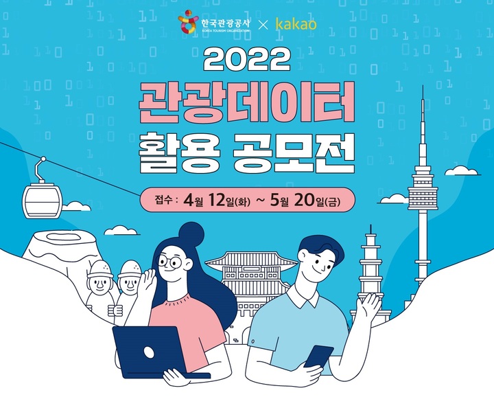 데이터 활용 공모전 관광 한국관광공사·카카오, ‘2021