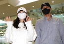 현빈·손예진, 아들과 LA서 포착…"아이 다정하게 돌봐"