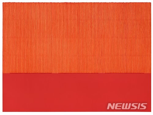 [서울=뉴시스]박서보. Écriture (描法) No. 100109〉 2010 Mixed media with Korean hanji paper on canvas 170 x 230 cm Courtesy of the artist and Kukje Gallery 사진: 박서보 스튜디오 이미지 제공: 국제갤러리