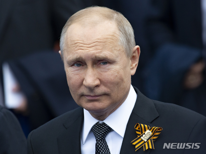 [모스크바(러시아)=AP/뉴시스] 블라디미르 푸틴 러시아 대통령.