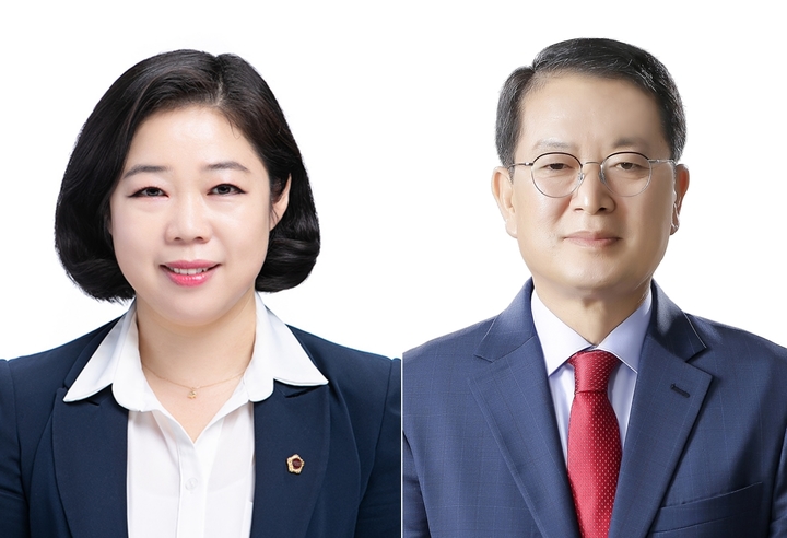 울산 남구청장 후보. 더불어민주당 이미영, 국민의힘 서동욱 후보(사진 왼쪽부터 차례대로) *재판매 및 DB 금지