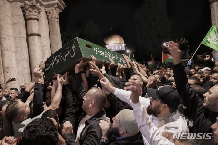 예루살렘서 '팔'청년 장례후 시위대와 이스라엘경찰 또 충돌 