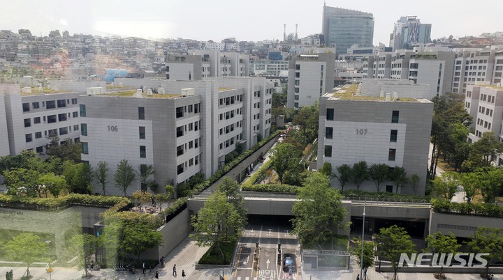 서울 용산구 나인원한남 아파트 모습. 뉴시스 자료사진.