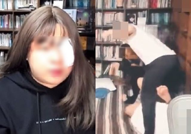 폭행당한 여장남자 유튜버 폭행당한 여장남자 유튜버