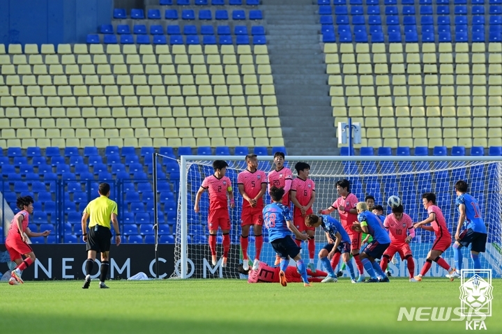 [서울=뉴시스]U-23 아시안컵 한국-일본 8강전 (사진 = 대한축구협회 제공)