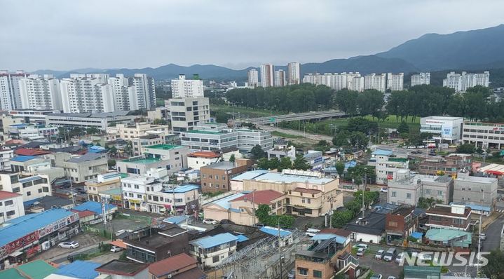 [증평=뉴시스] 증평읍 전경. (사진=뉴시스 DB) photo@newsis.com