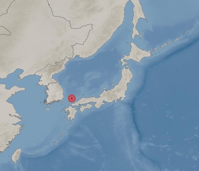 기상청은 19일 일본기상청(JMA)를 인용해 오후8시40분 울산 동구 동쪽 144㎞ 해역에서 규모 4.6의 지진이 감지됐다고 전했다. (사진=기상청 제공) 2022.09.19 *재판매 및 DB 금지