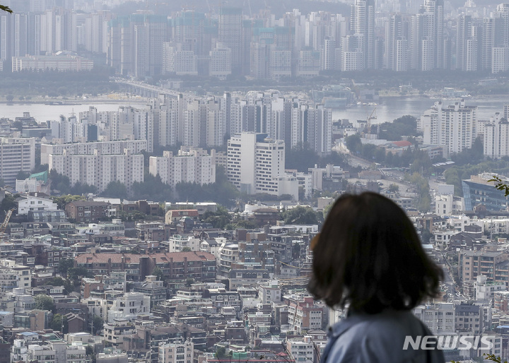 서울시내 아파트 단지. 뉴시스 자료사진.