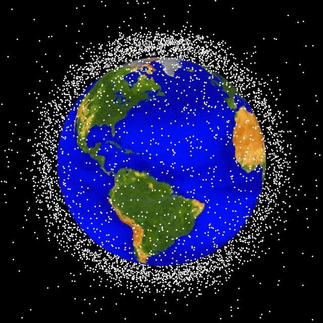 지구 궤도에 떠있는 우주 쓰레기. 미 항공우주국(NASA)는 2만7000개가 넘는 우주 쓰레기가 지구 근방 우주환경에 존재한다고 밝혔다. (사진=나사 홈페이지) *재판매 및 DB 금지