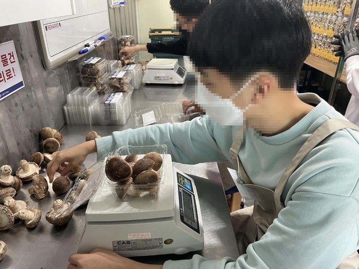 [부산=뉴시스] 부산시장애인종합복지관, 발달장애인 일자리 창출 '스마트농부 양성과정'. (사진=부산시장애인종합복지관 제공) *재판매 및 DB 금지